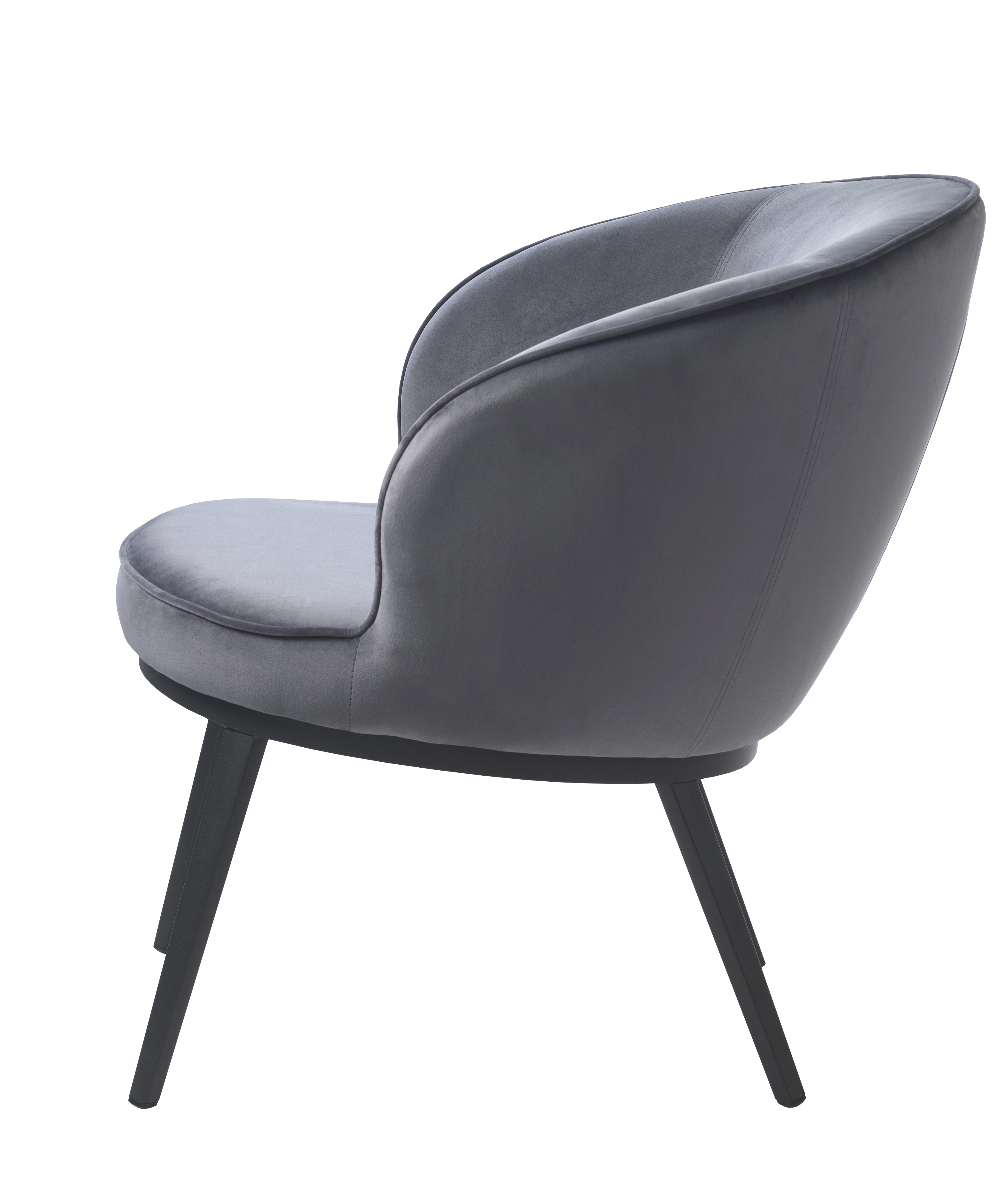 UQ NAGI LOUNGE Szürke design Kárpitos beltéri fotel